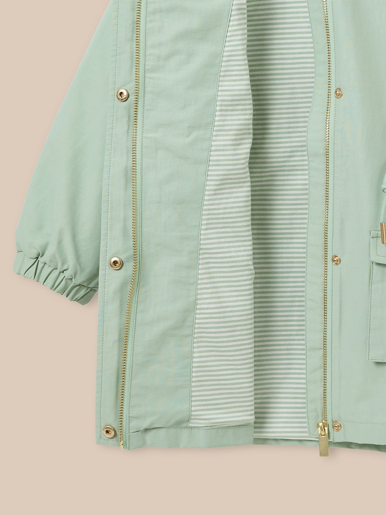 Waterafstotende light meisjesparka