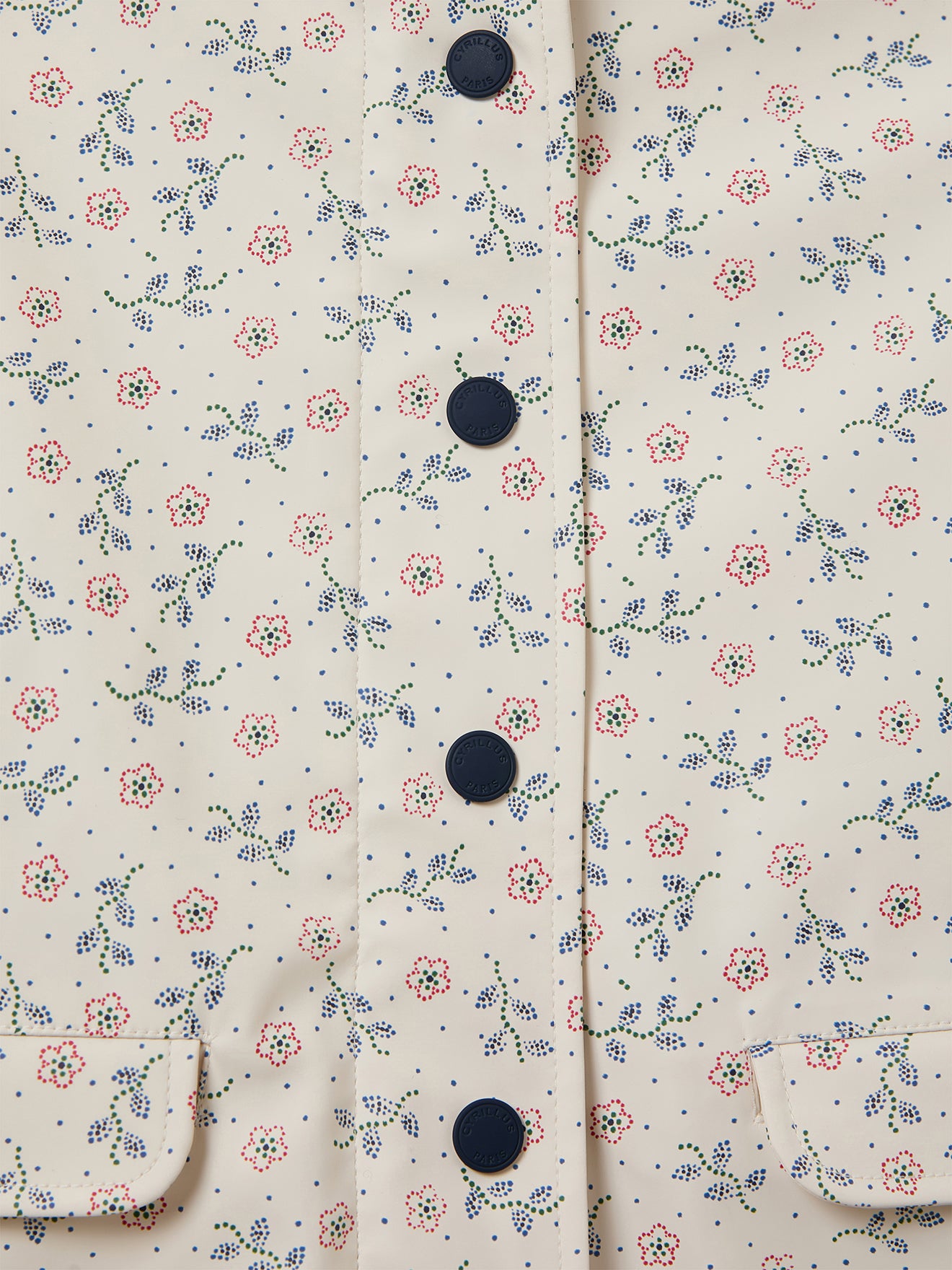 Meisjesregenjas met kap - Lily print