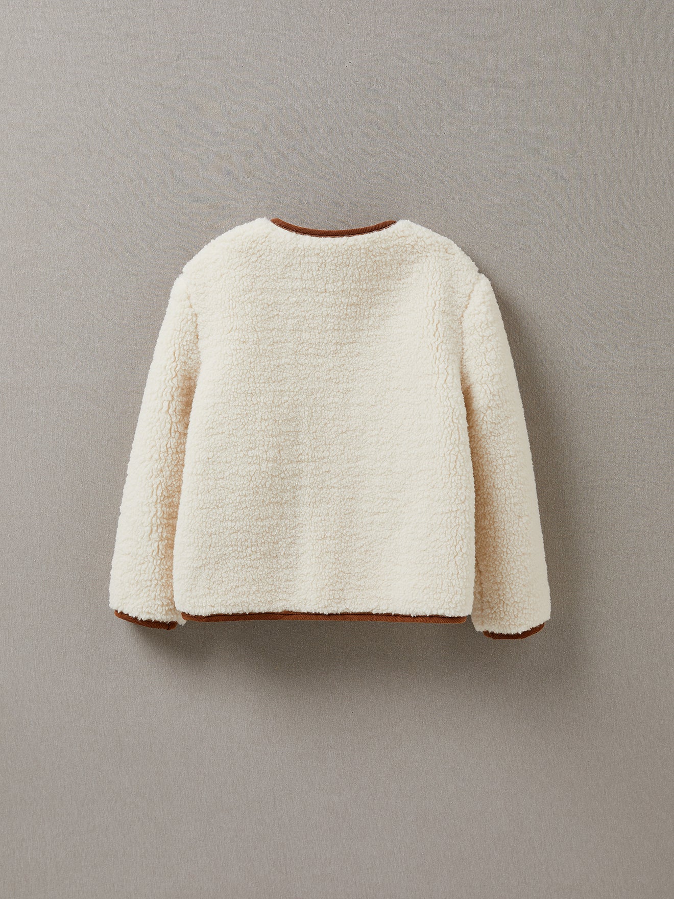 Meisjesjas in sherpa