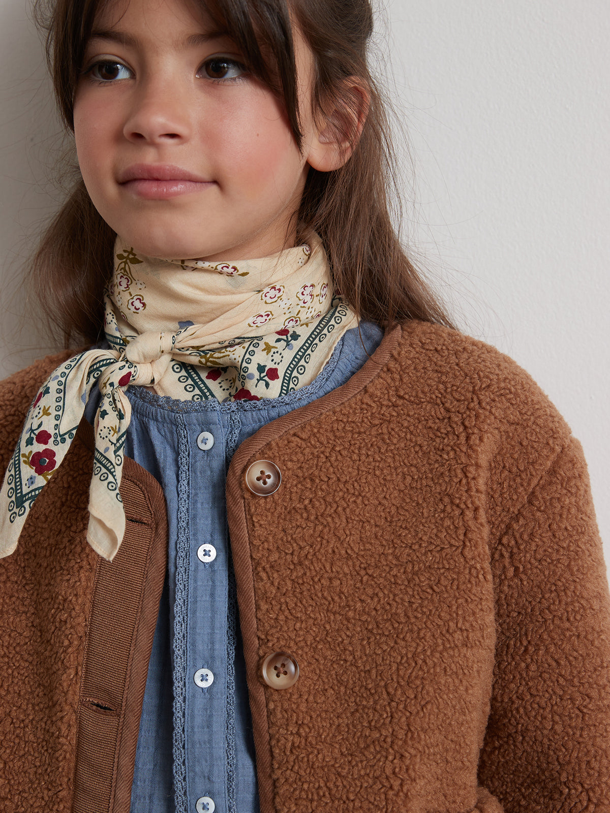 Meisjesjasje in sherpa