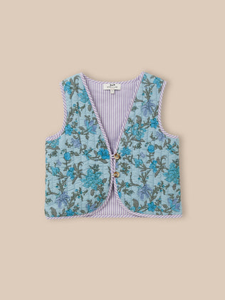 Veste matelassée Fille imprimé Flore