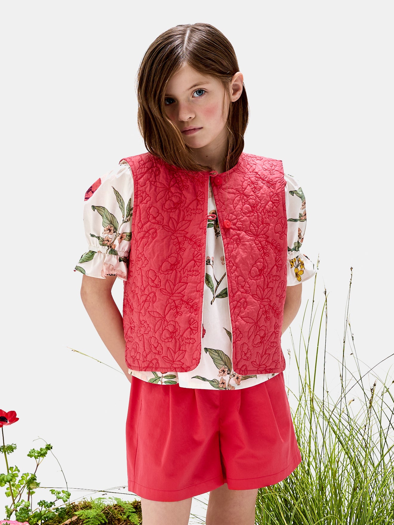 Veste brodée Anémone - Collection Deyrolle x Cyrillus