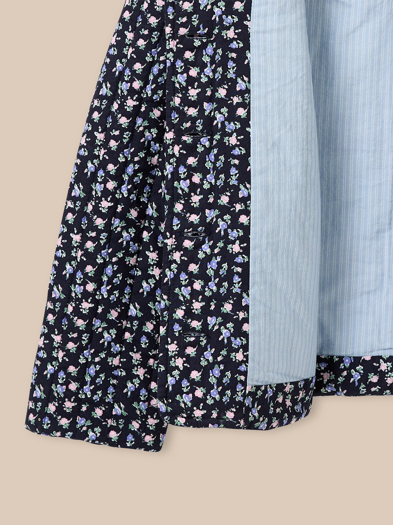 Gewatteerd meisjesjasje