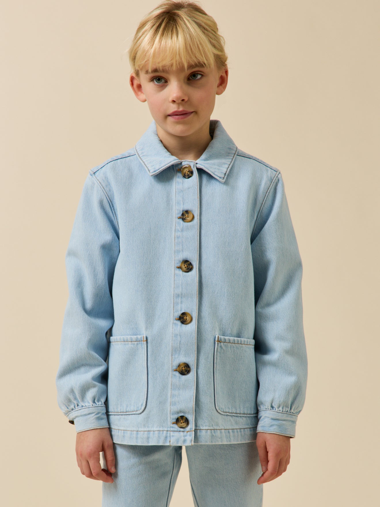 Worker meisjesjasje in denim