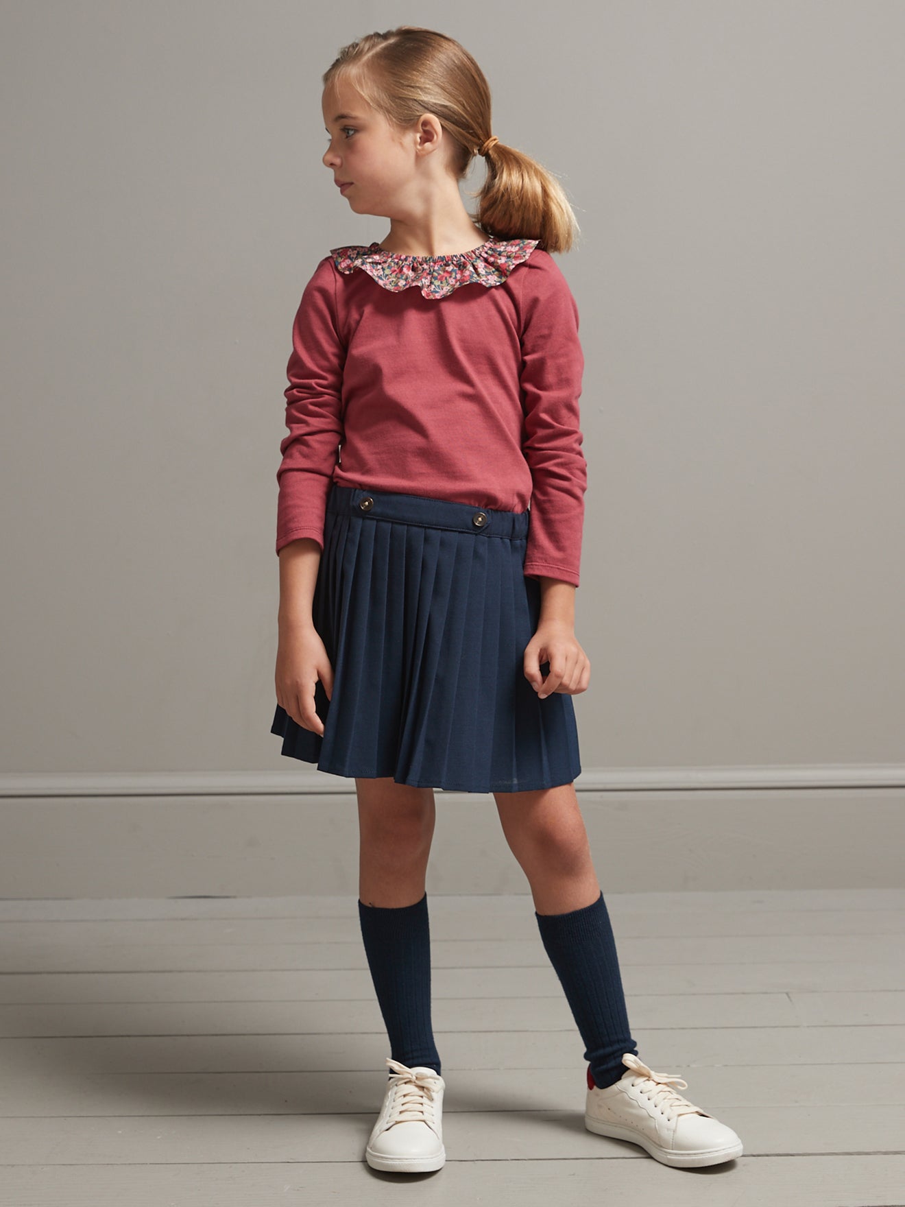 Jupe plissée Fille