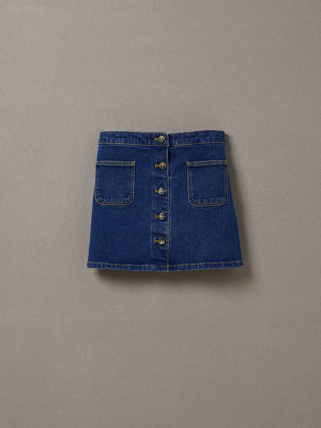 Jupe en denim brut Fille