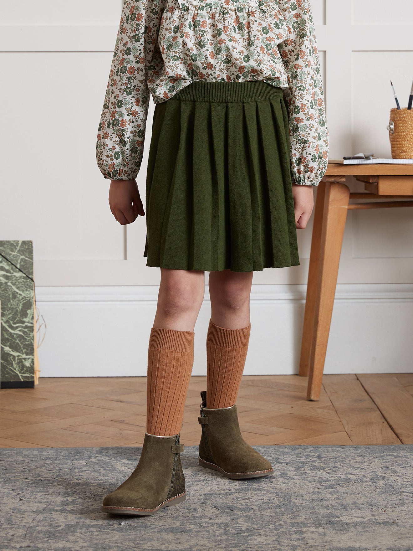 Jupe plissée en tricot - Collection Junior