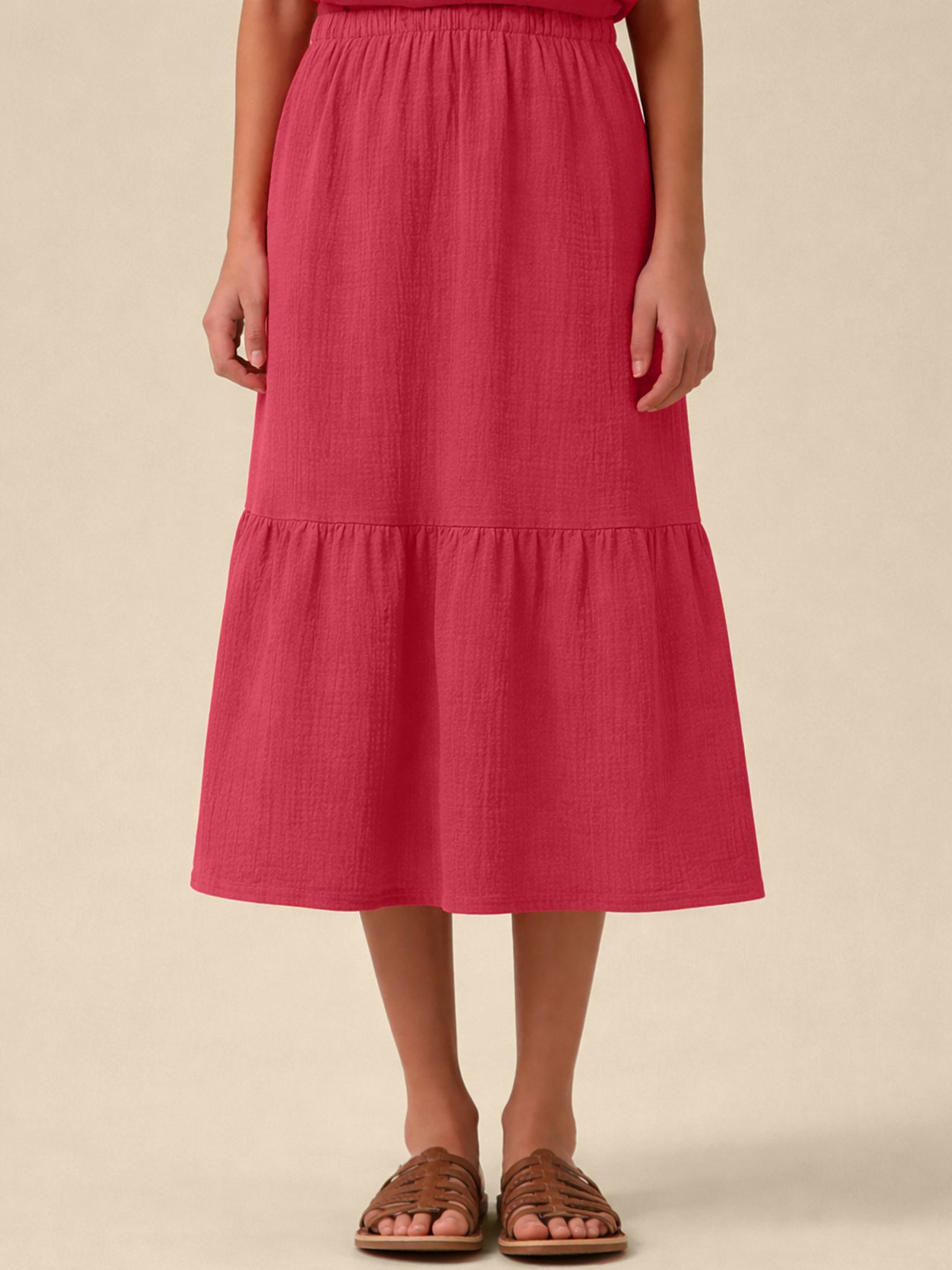 Meisjesrok in tetrastof - Biokatoen