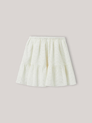 Meisjesrok in broderie anglaise