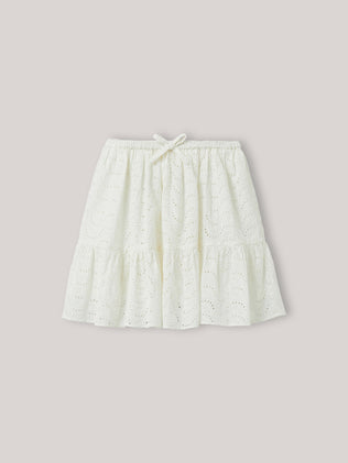 Jupe Fille broderie anglaise