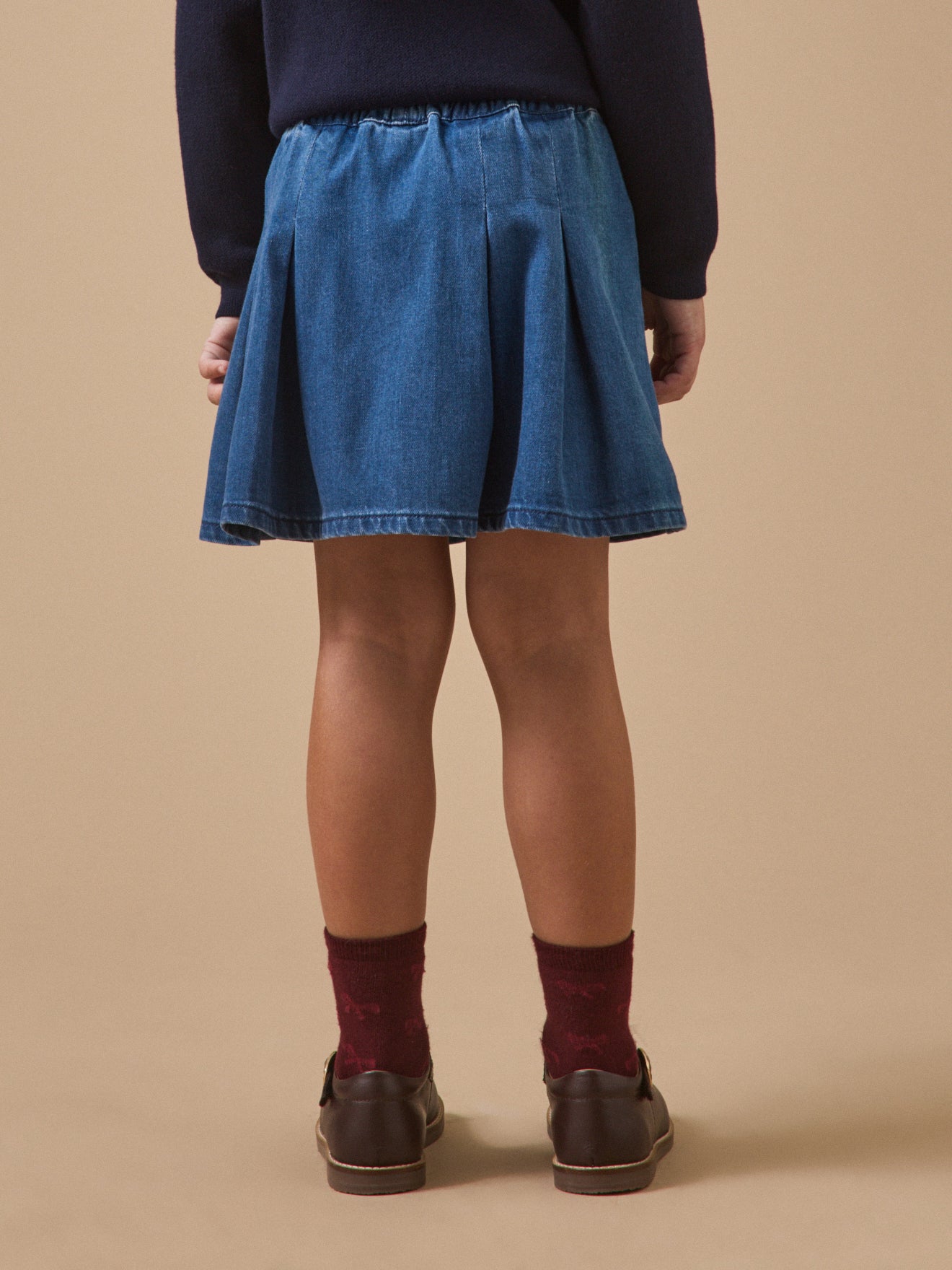 Meisjesrok in denim