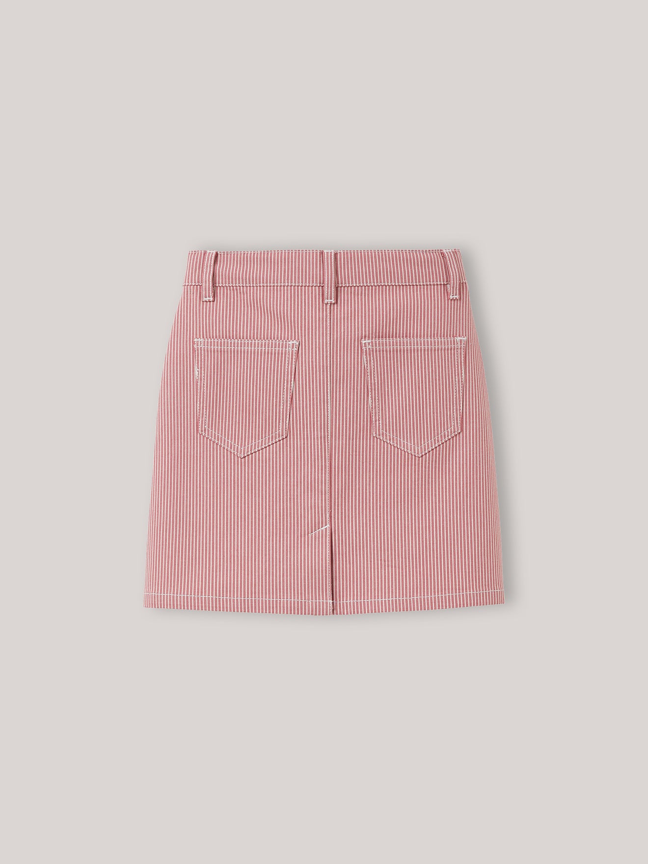 Jupe Fille en denim rayé