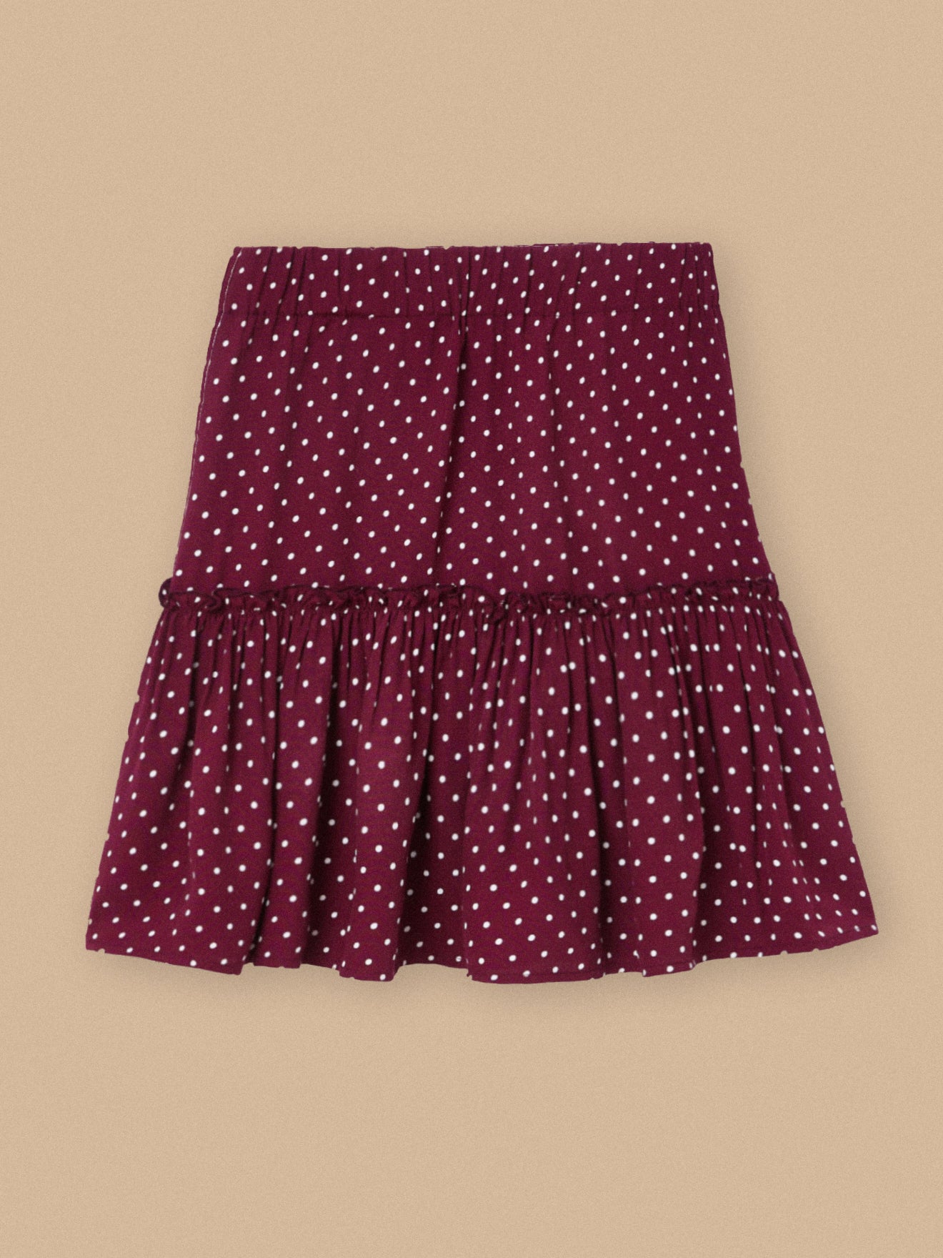 Meisjesrok met stippen