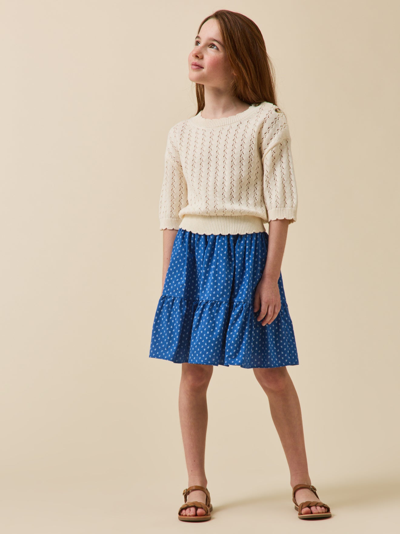 Meisjesrok met strook - Junior collectie