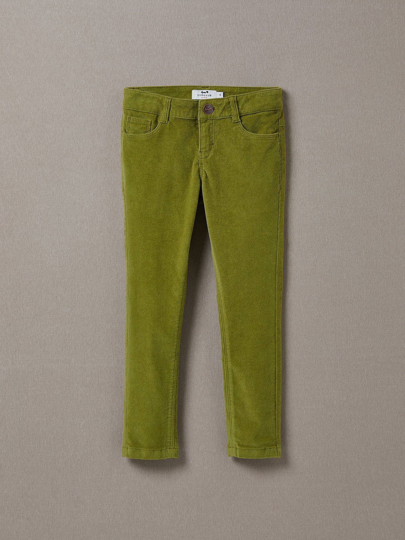 Slim en velours Fille