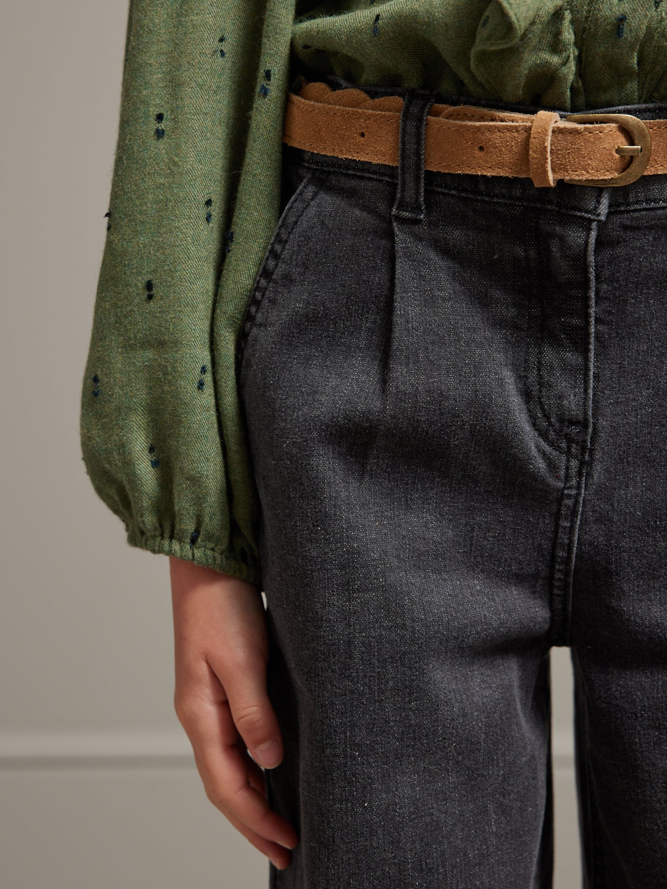 Pantalon large Junior en denim