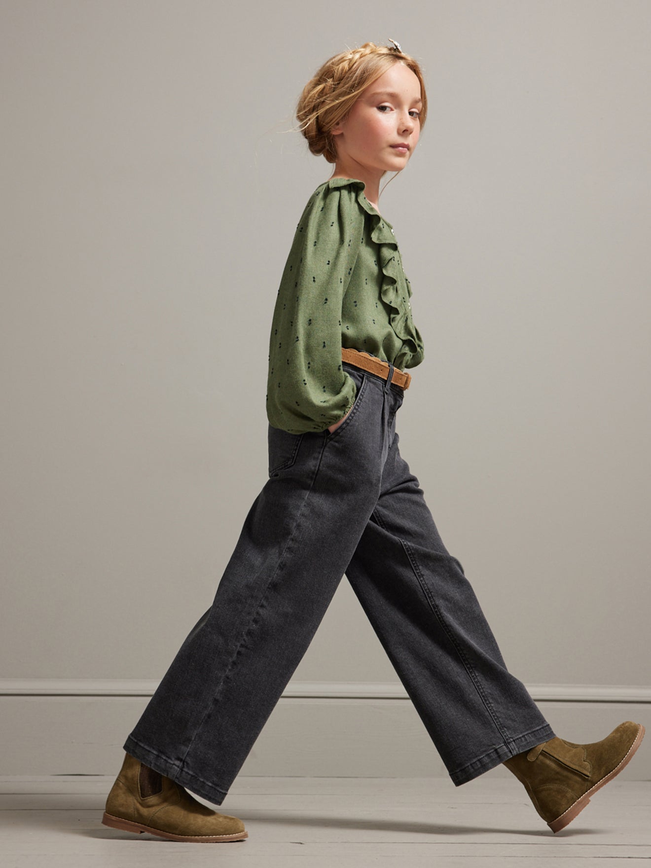 Pantalon large Junior en denim