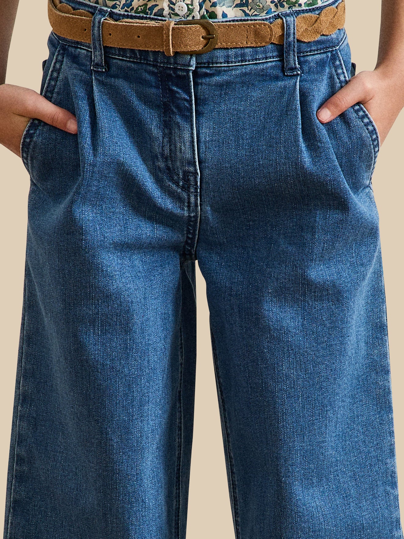 Pantalon large en denim - Collection Junior