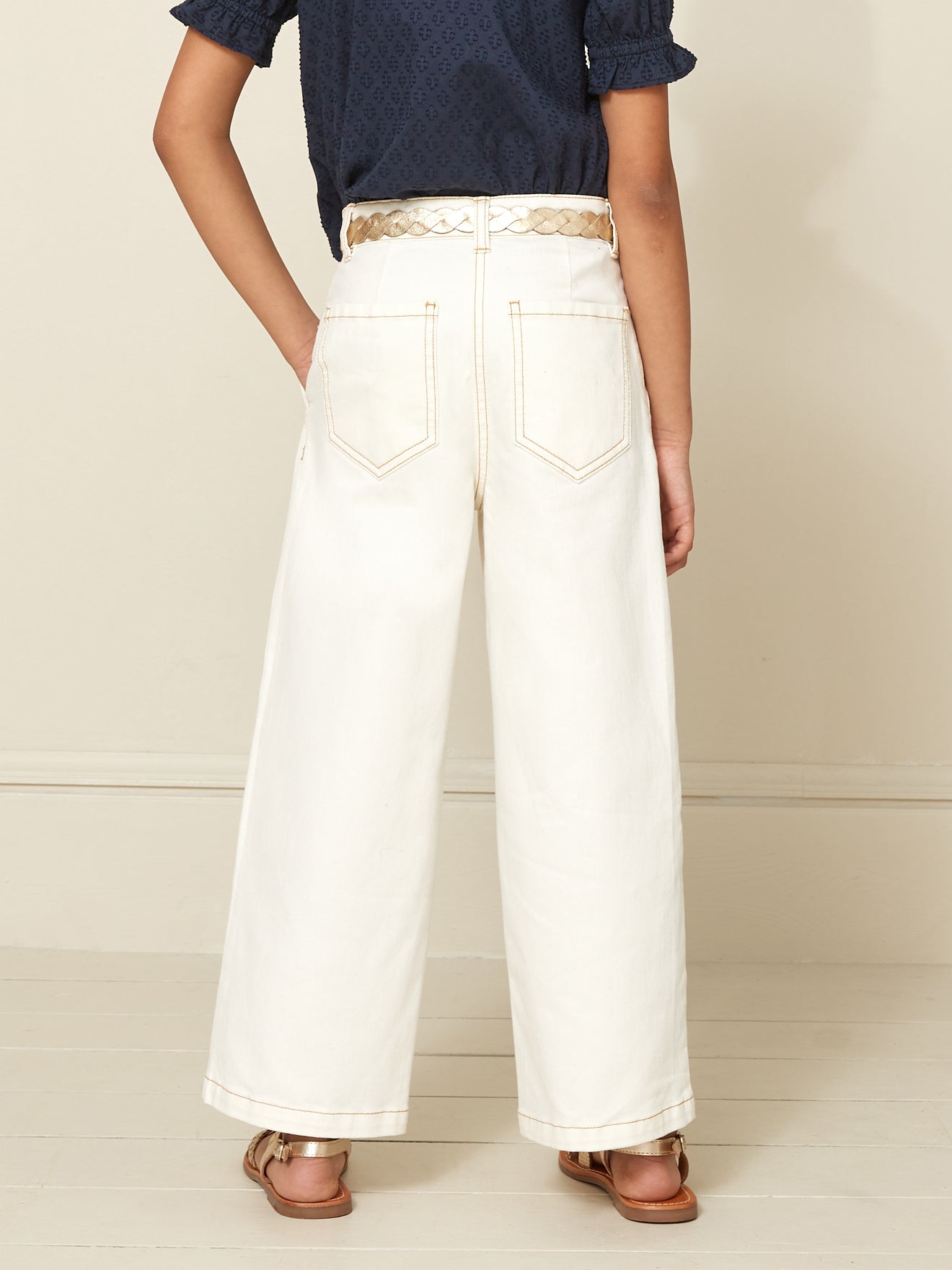 Pantalon large en denim - Collection Junior