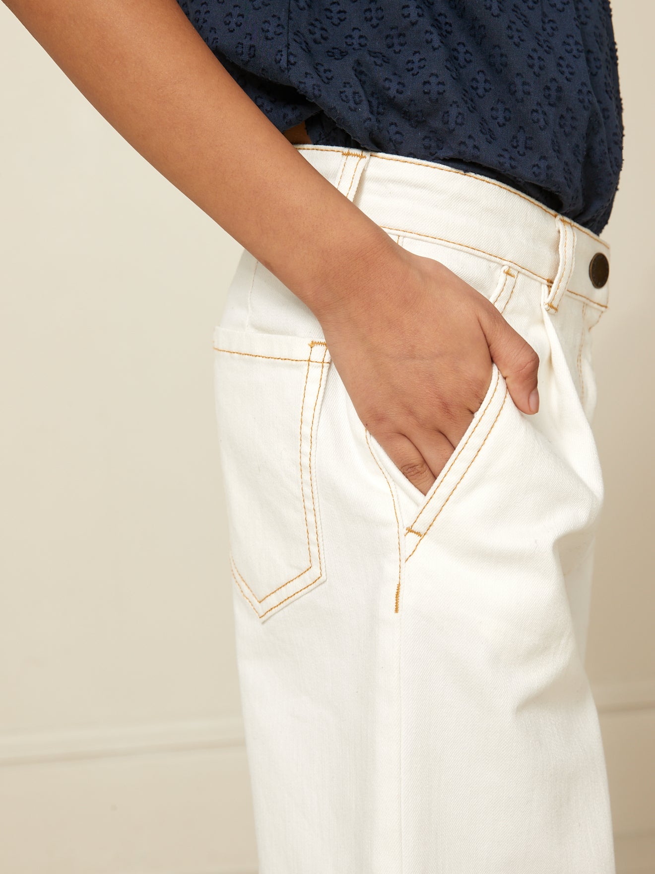 Pantalon large en denim - Collection Junior