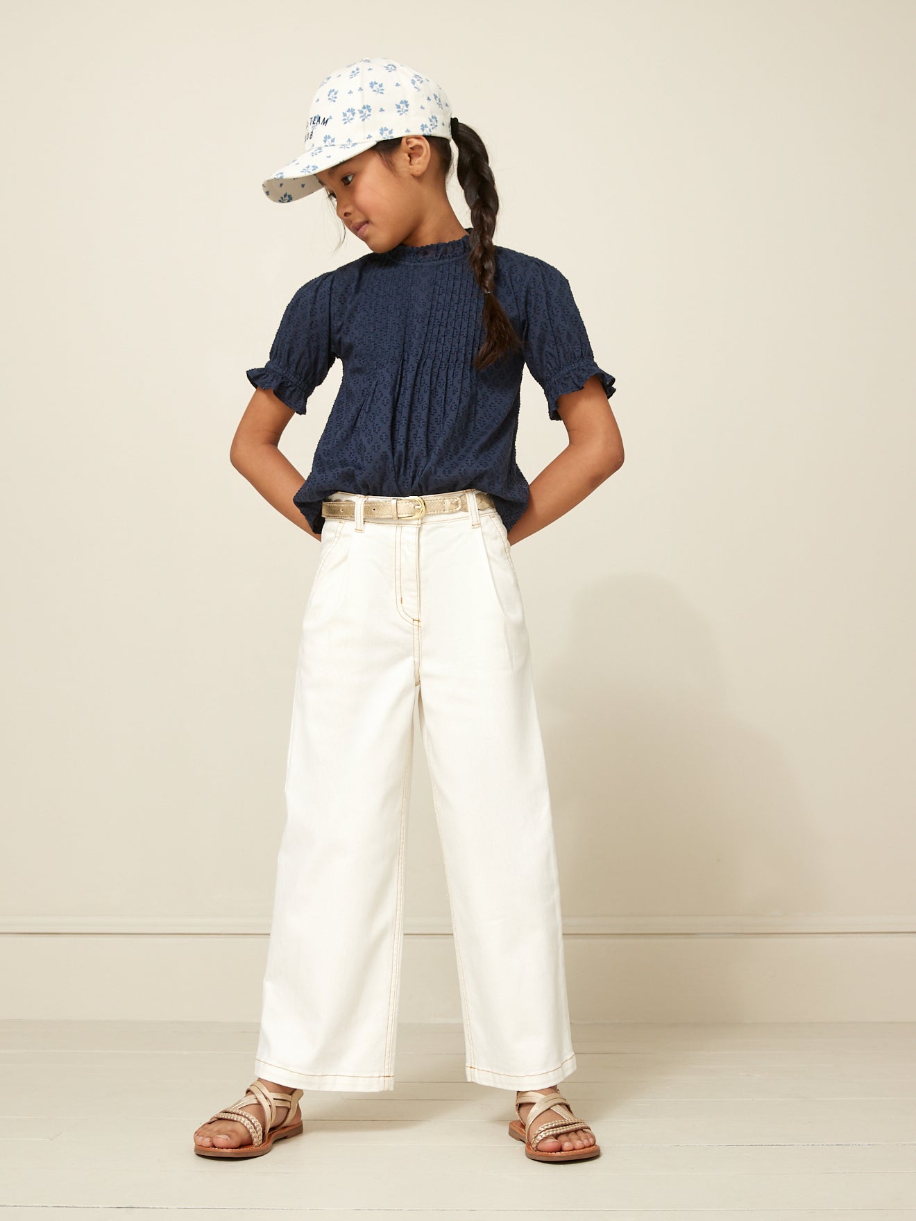 Pantalon large en denim - Collection Junior