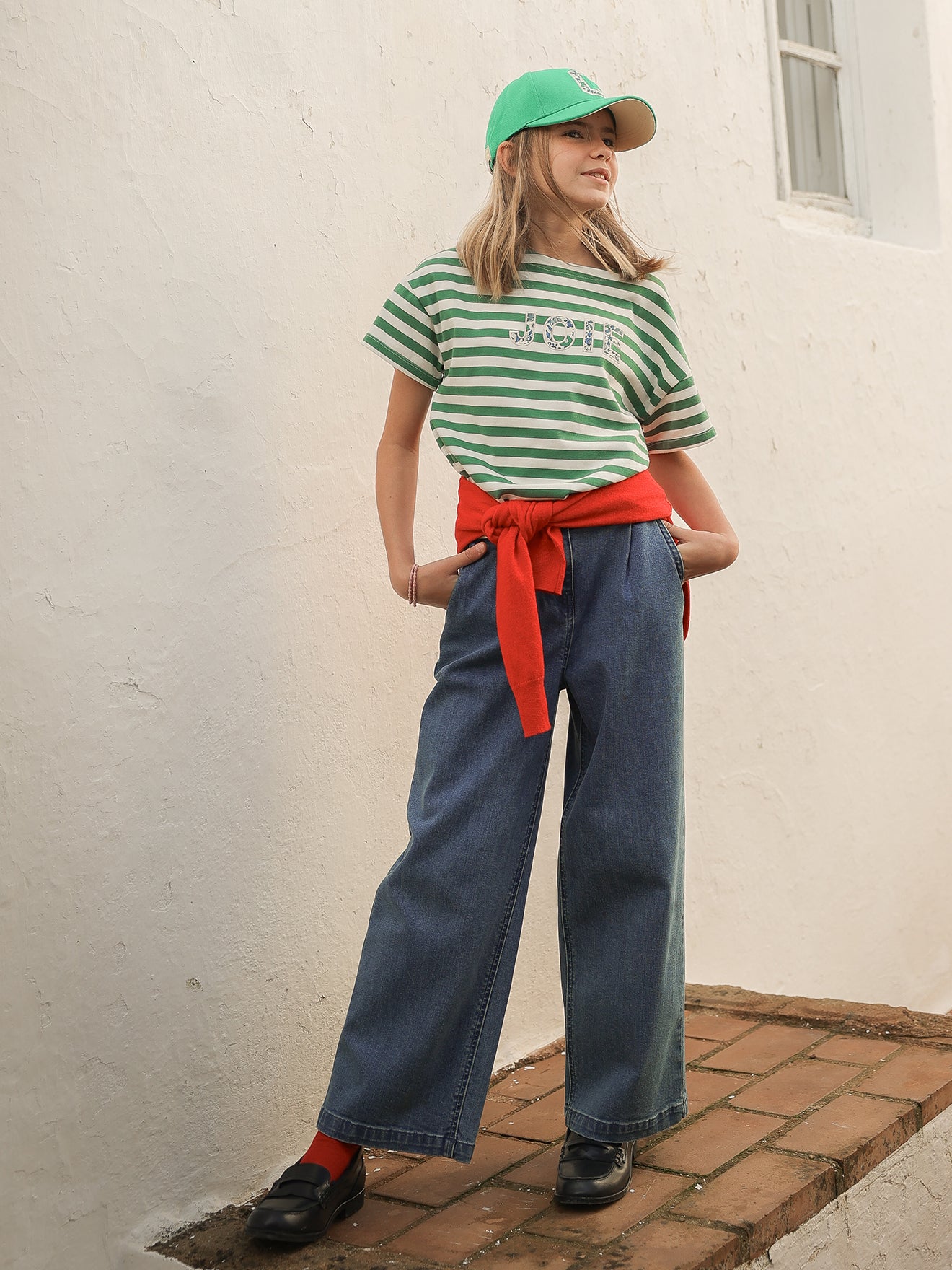 Pantalon large en denim - Collection Junior
