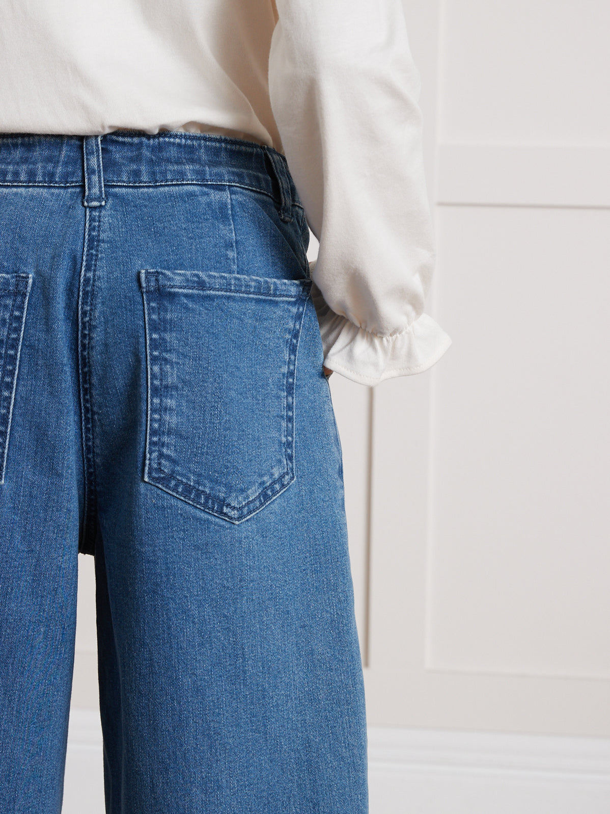 Pantalon large en denim - Collection Junior