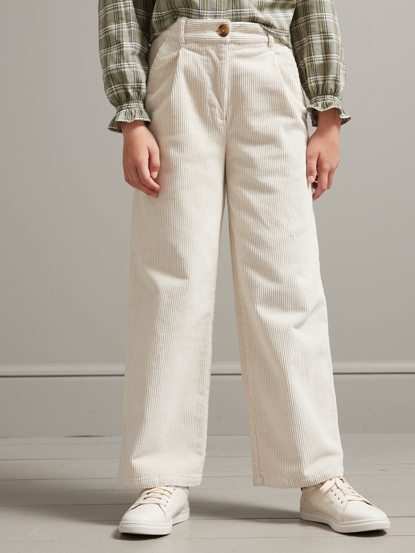 Pantalon flare en velours Fille