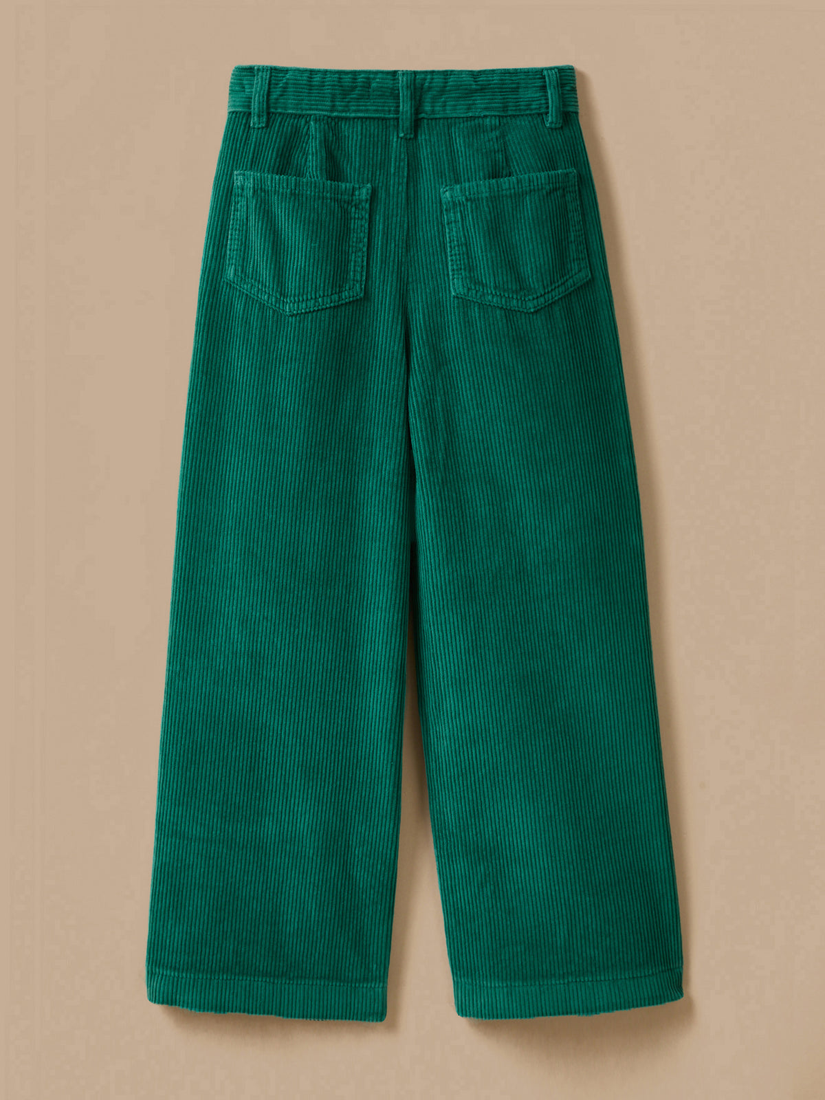Flared meisjesbroek in velours