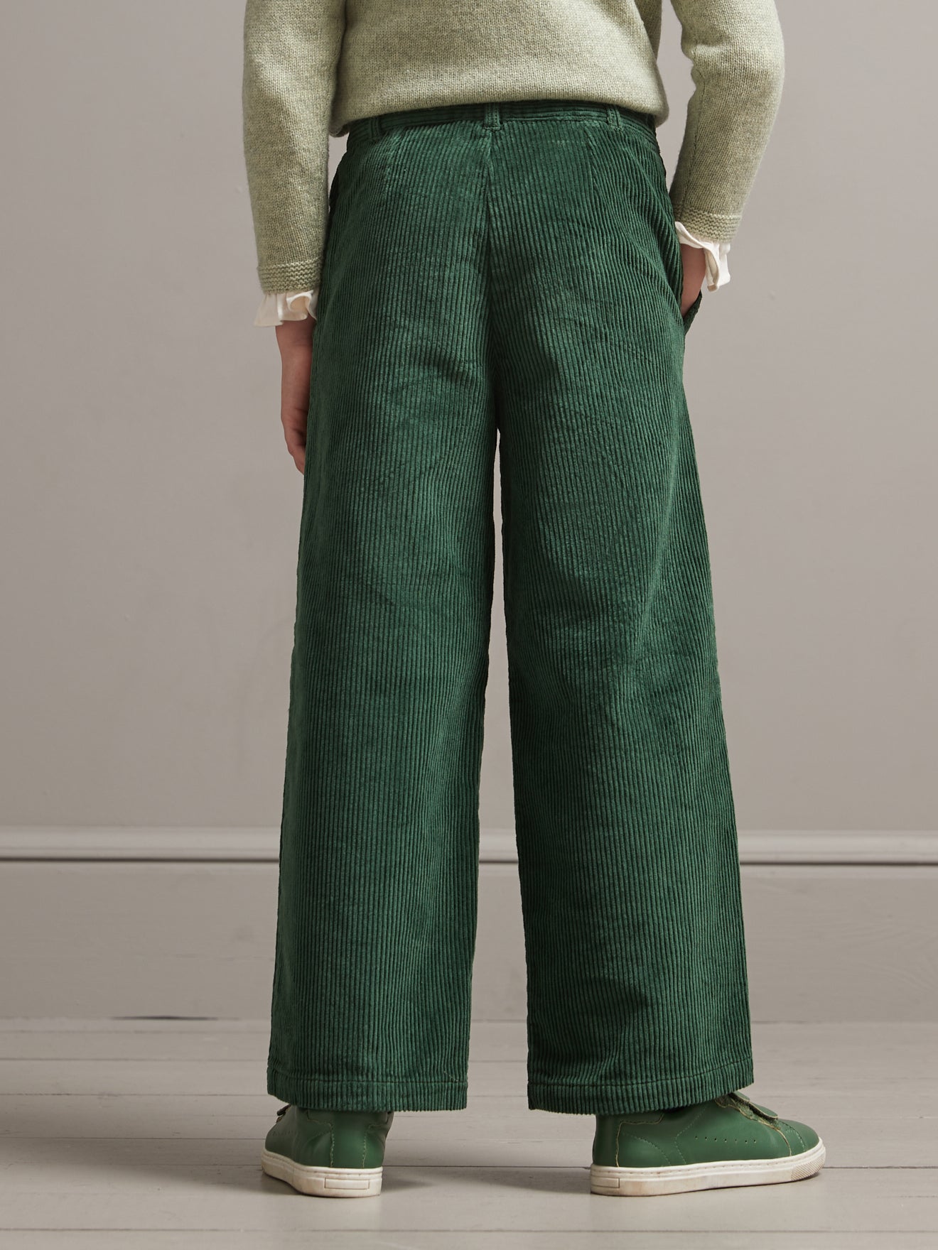 Pantalon flare en velours Fille