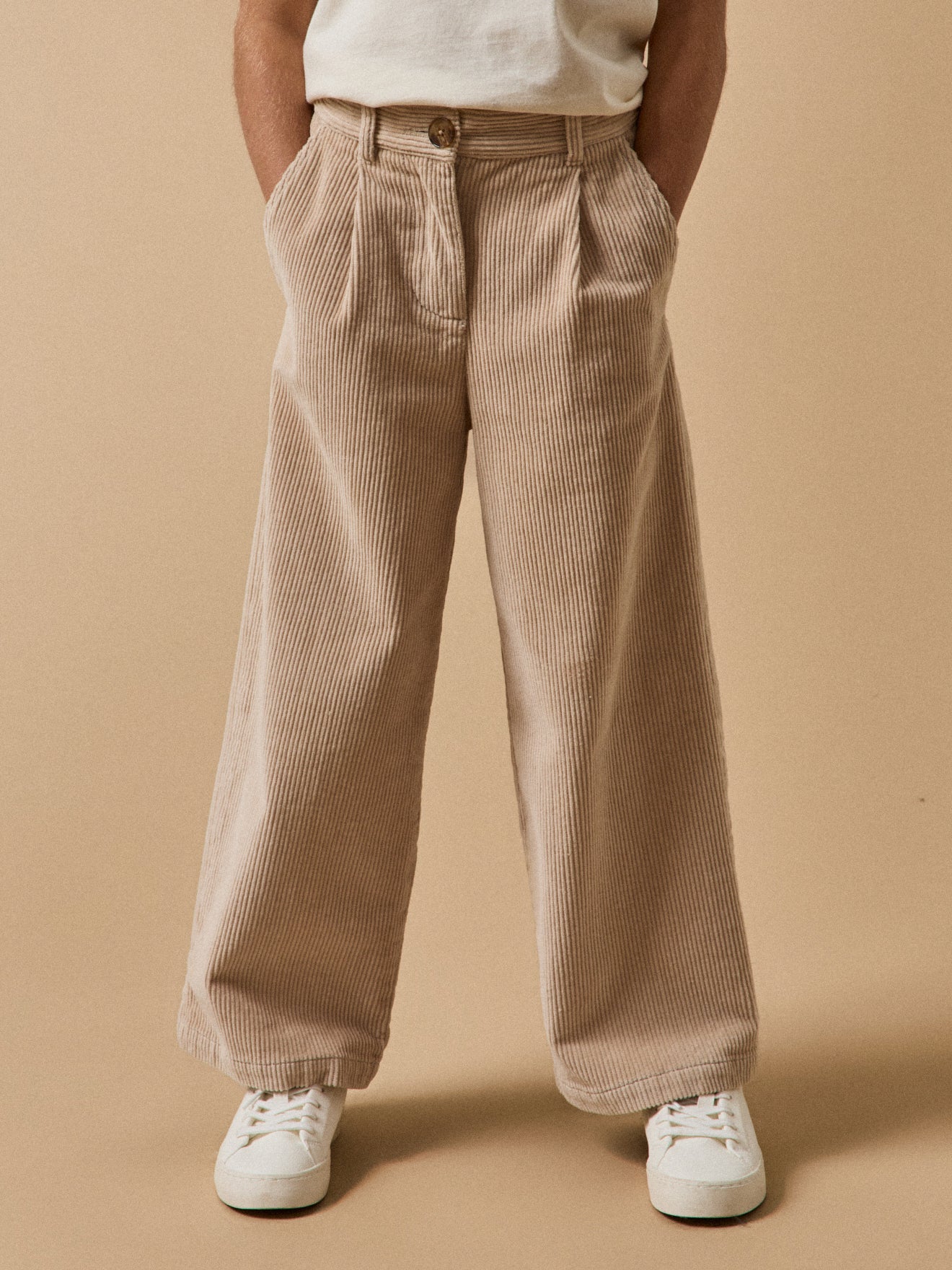Pantalon flare en velours Fille