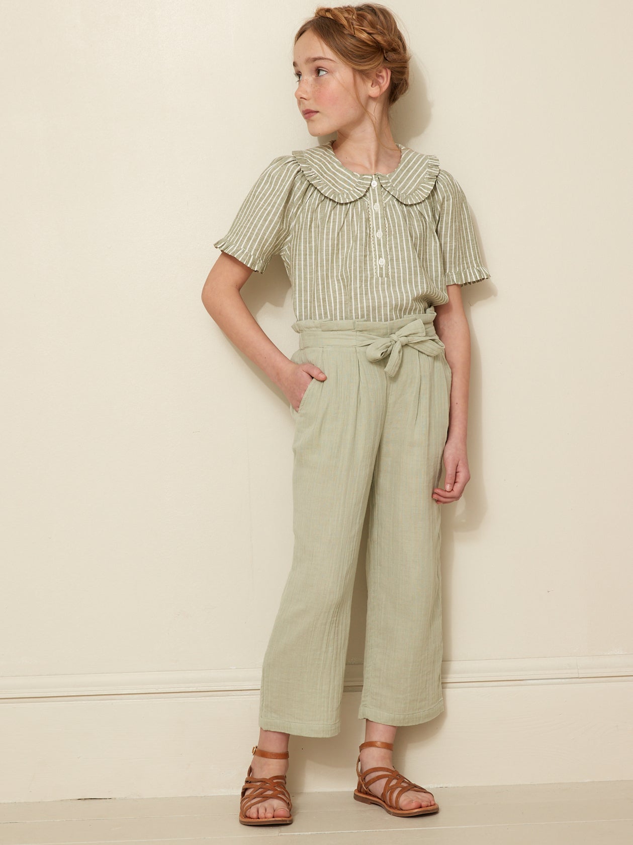 Meisjesbroek in tetrastof - Junior collectie