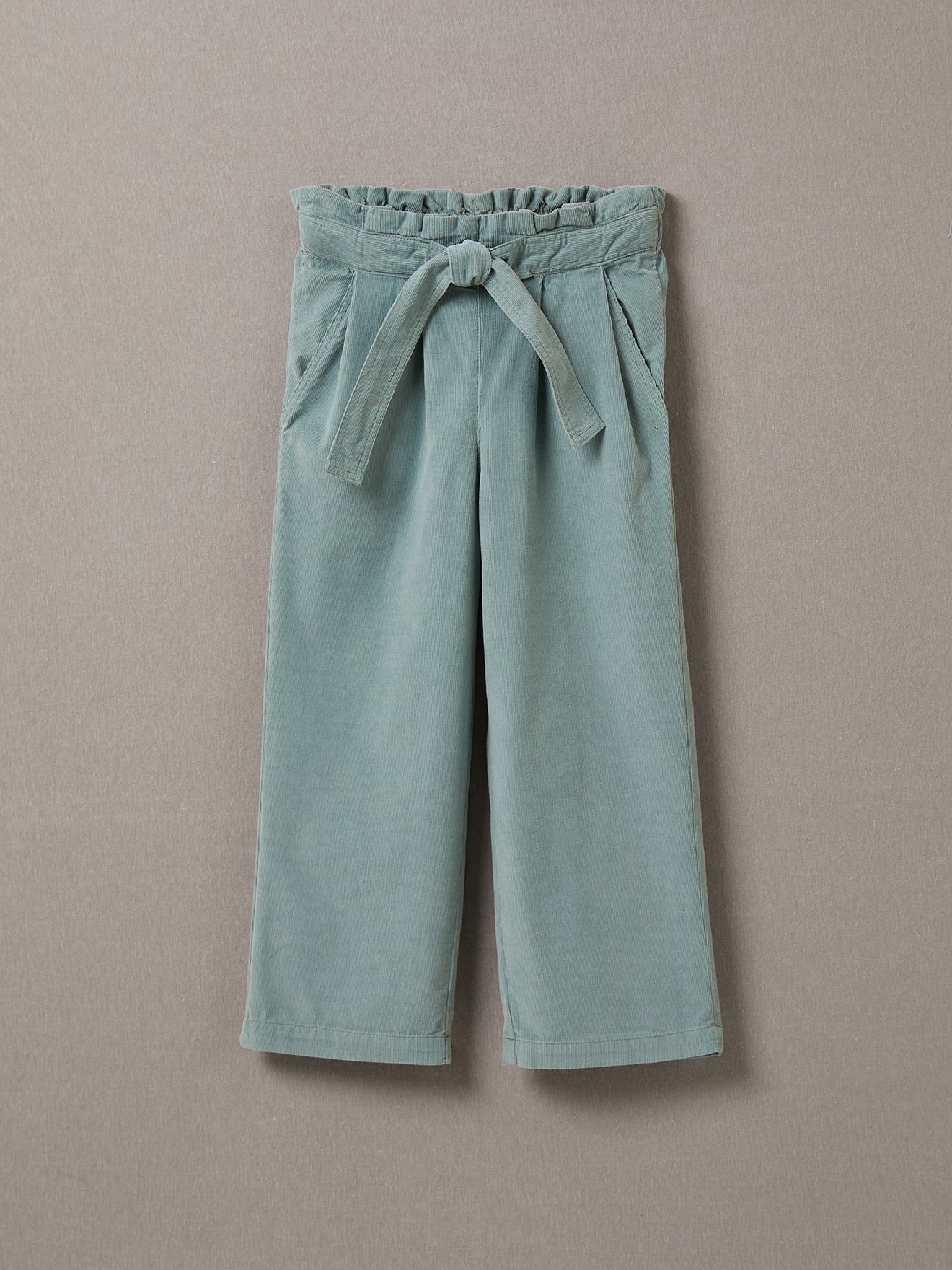 Pantalon large Fille en velours