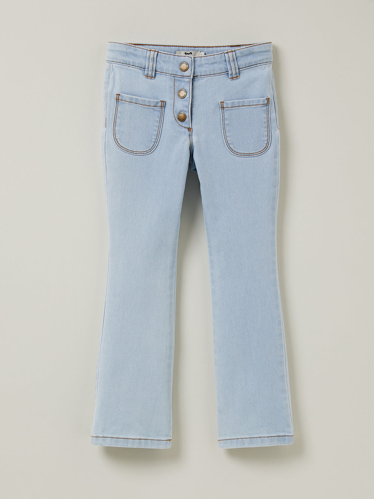 Pantalon flare Fille en denim