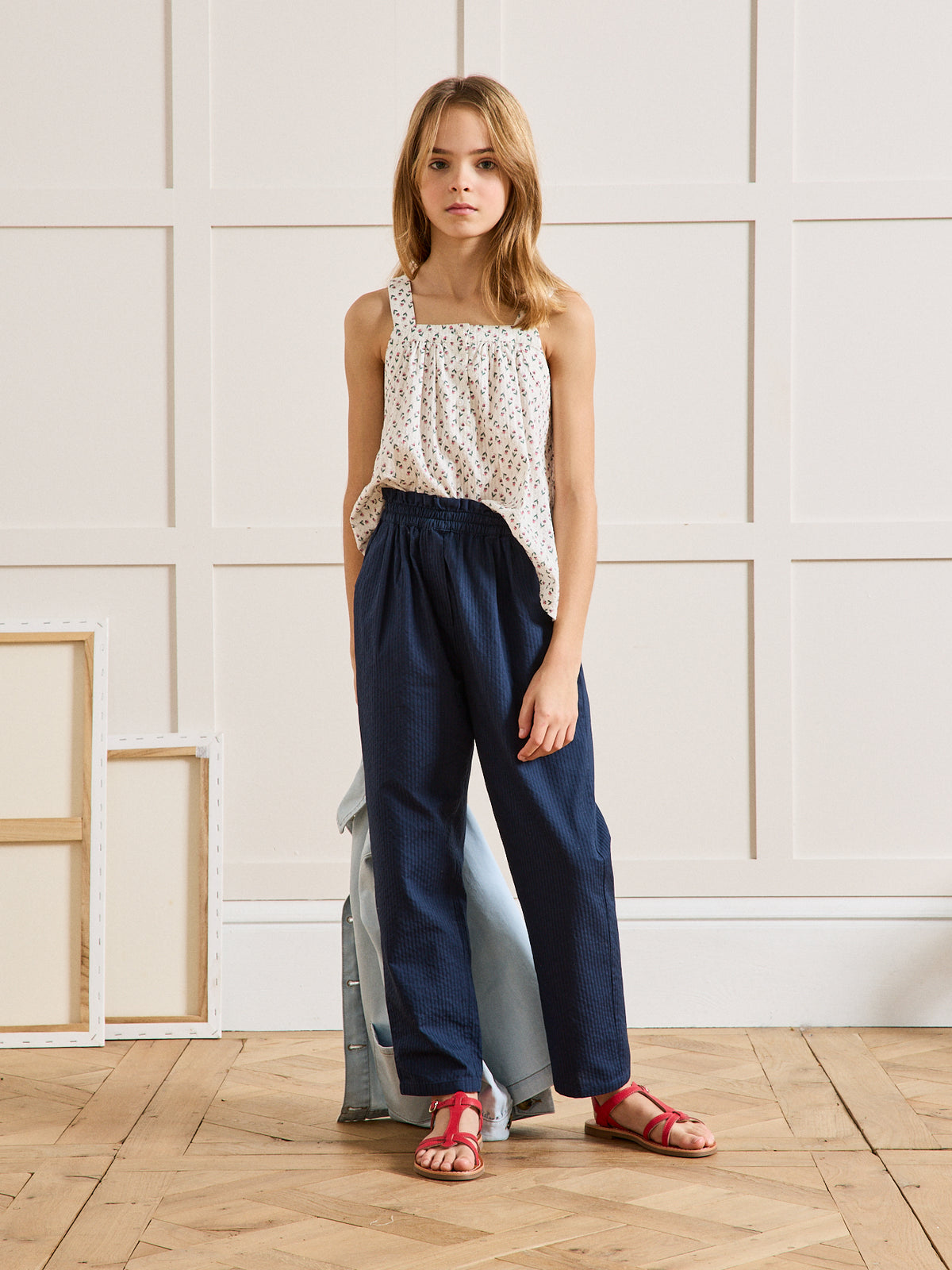 Pantalon large Fille
