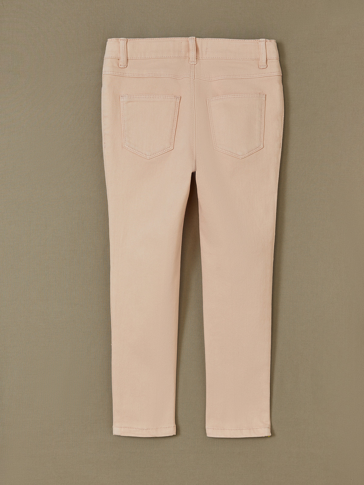 Gekleurde slim fit meisjesjeans