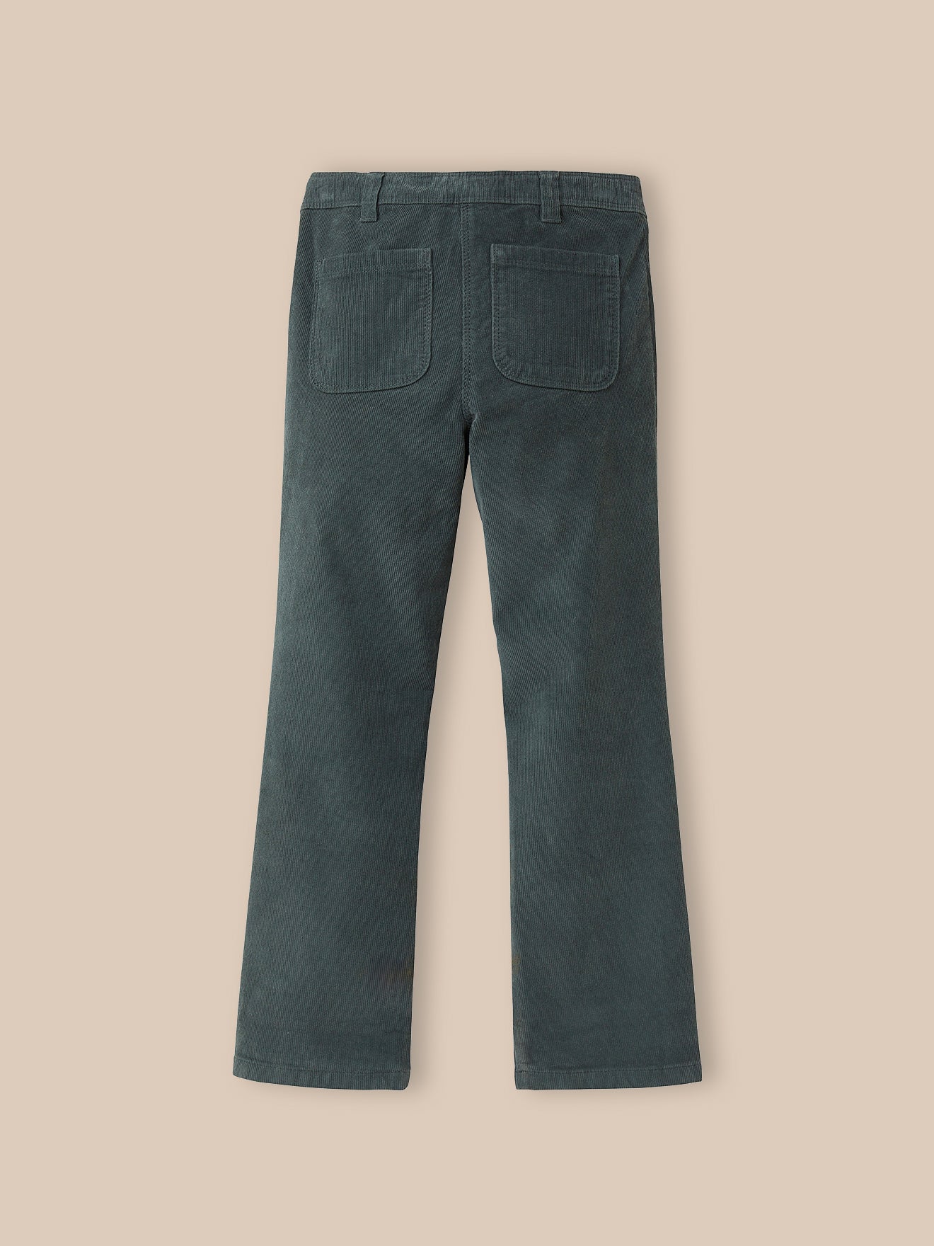 Pantalon flare Fille en velours