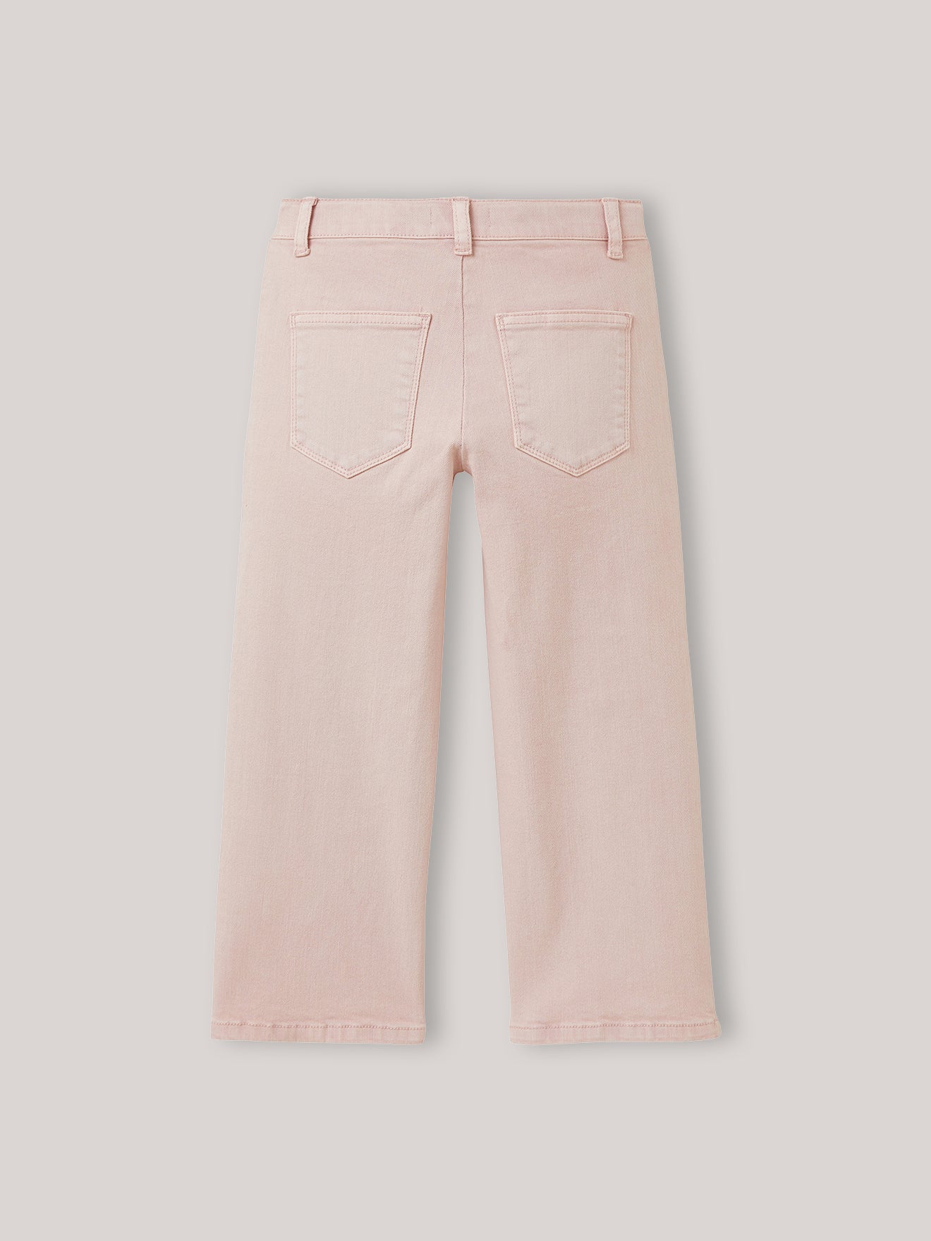 Rechte meisjesbroek in denim