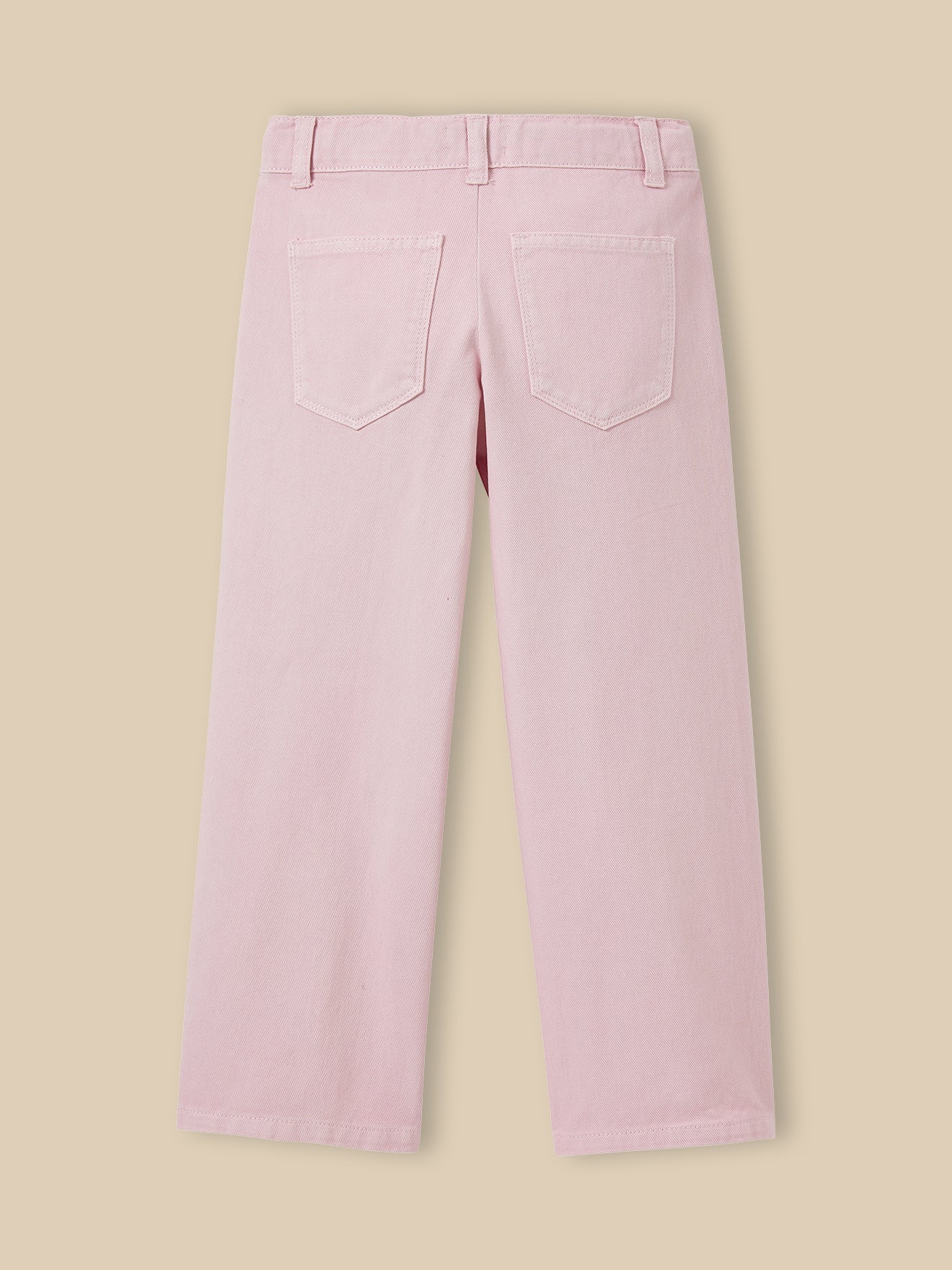 Pantalon droit Fille en denim