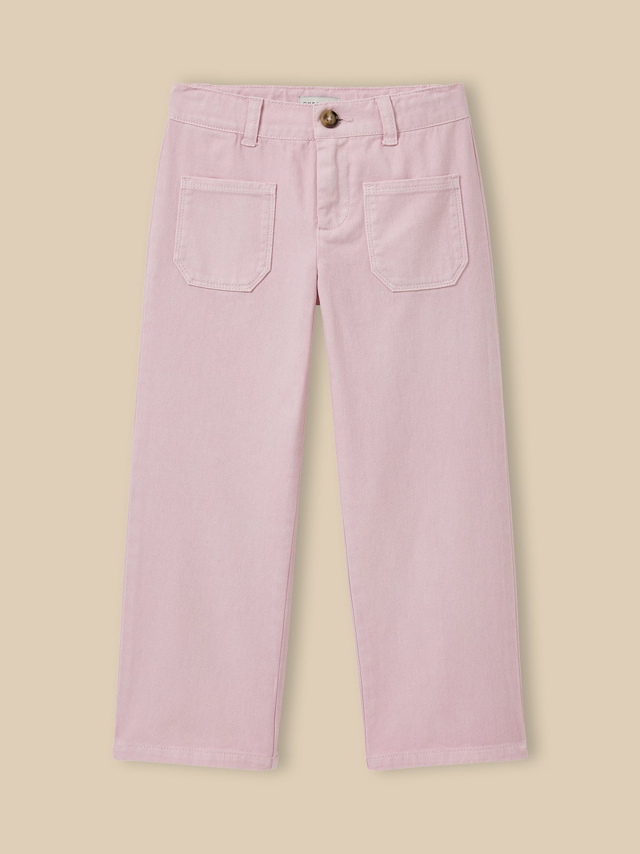 Pantalon droit Fille en denim