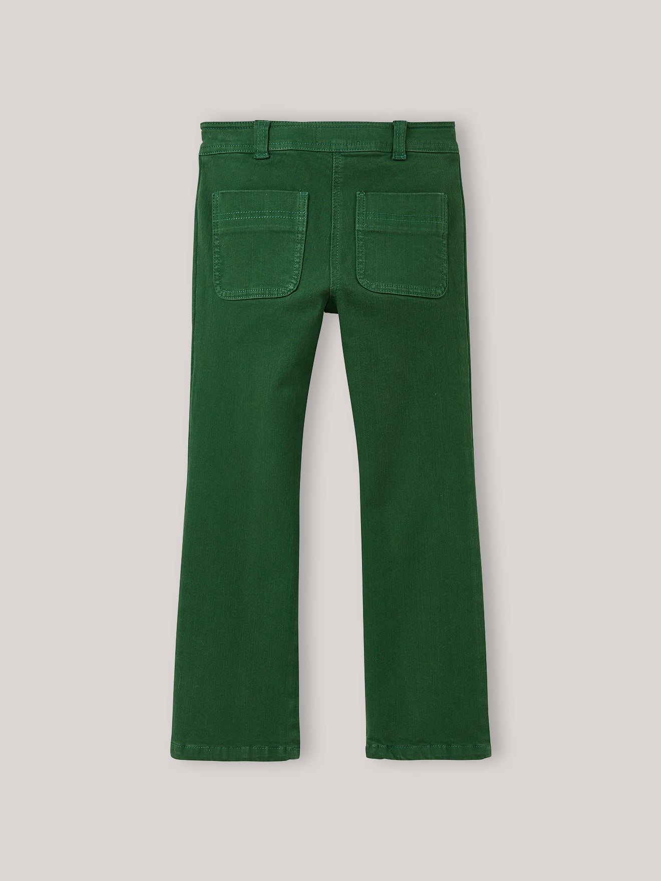 Pantalon flare Fille en twill