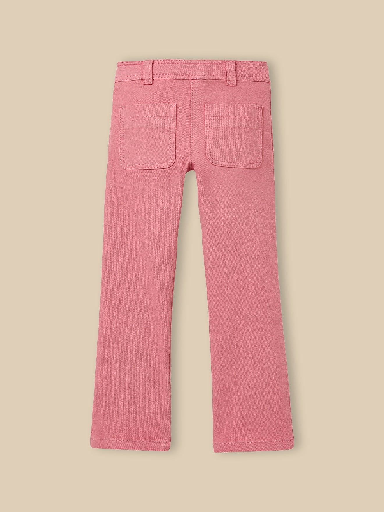 Pantalon flare Fille en twill