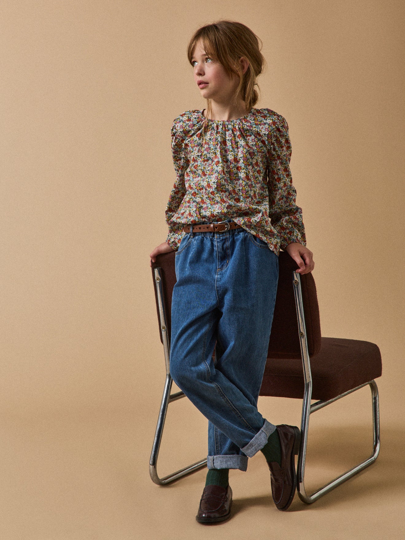 Jean mum fit Fille