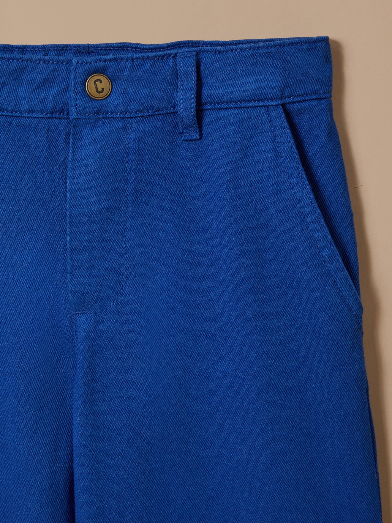 Wijde broek in twill - Junior collectie