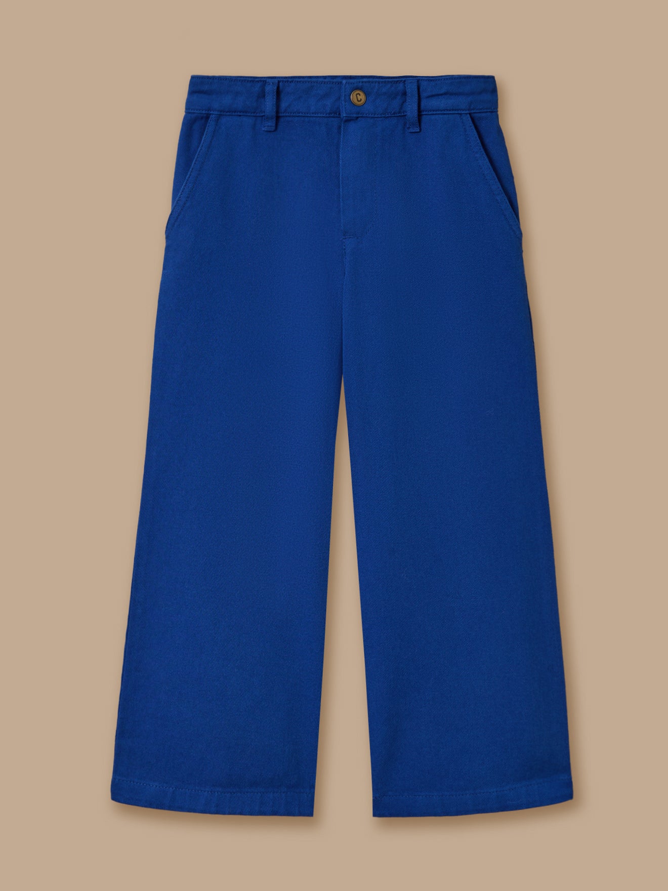 Wijde broek in twill - Junior collectie