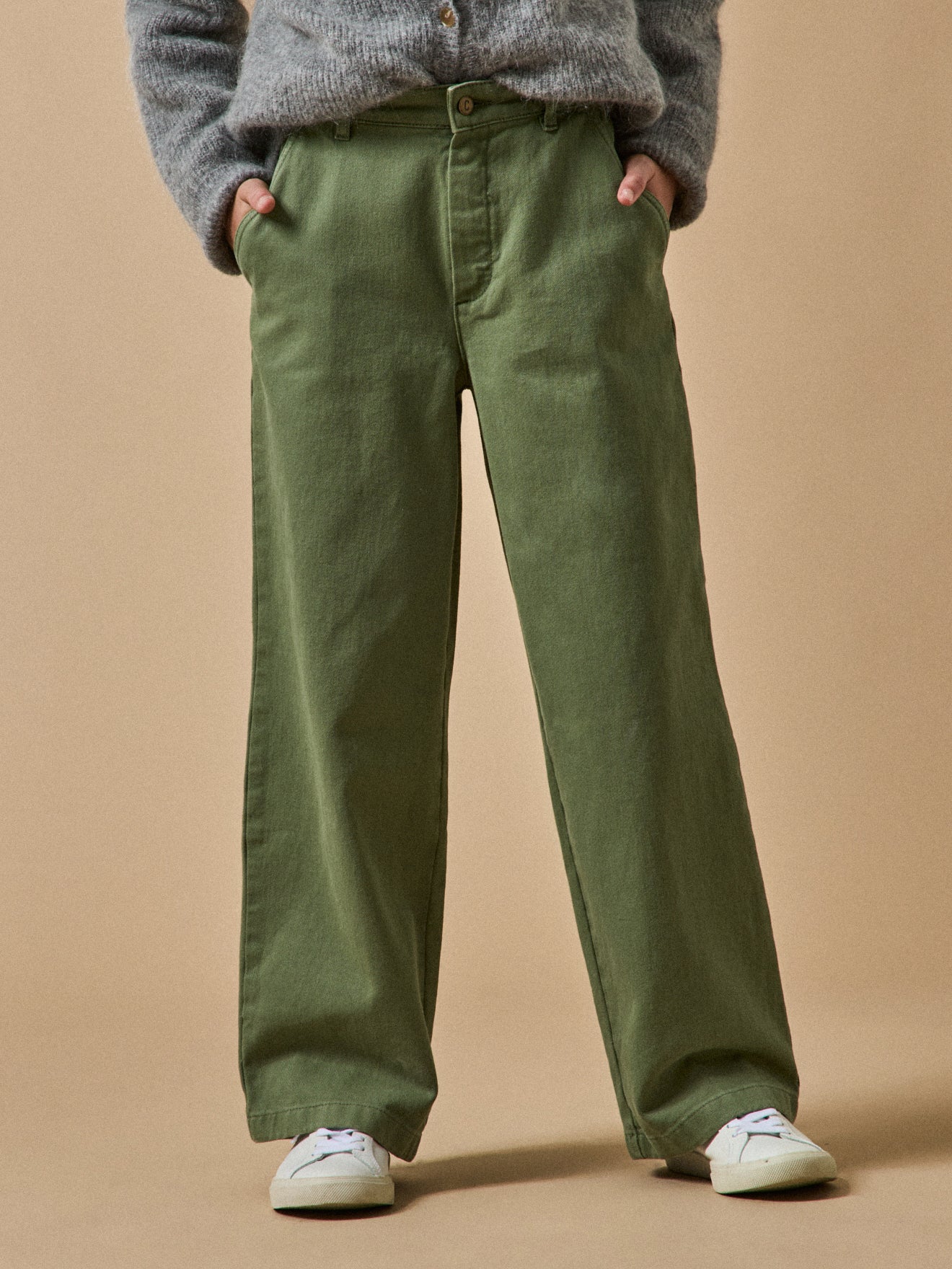 Pantalon large en twill Junior