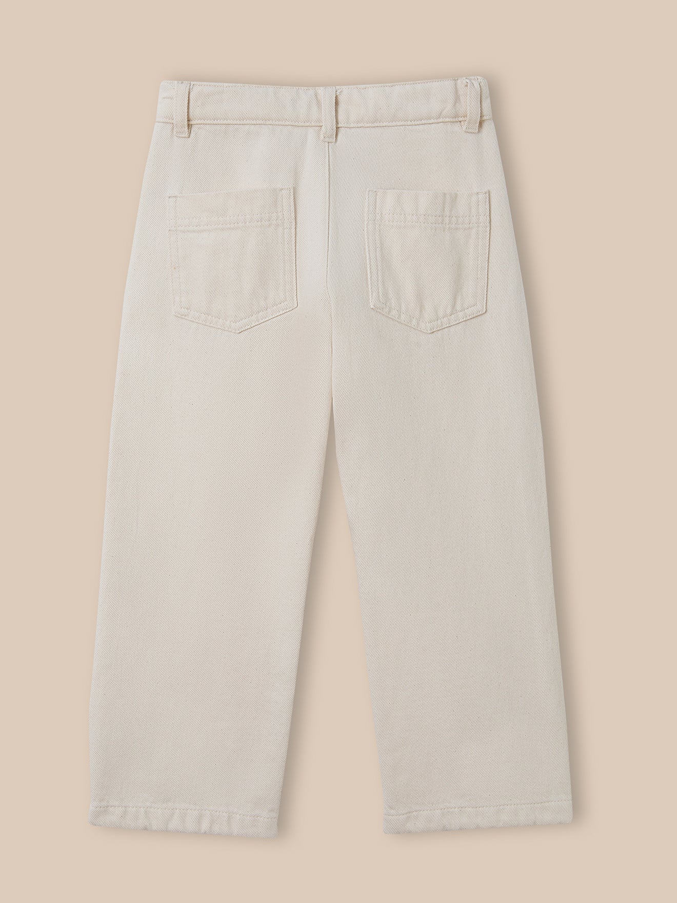 Pantalon droit Fille en denim