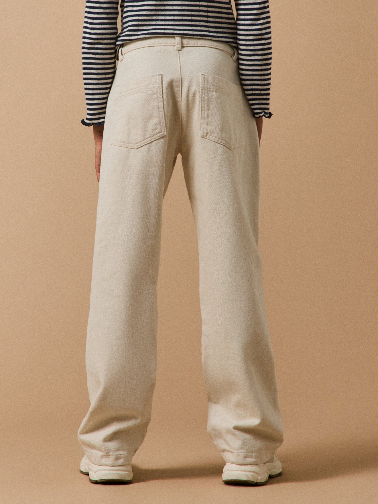 Pantalon droit Fille en denim