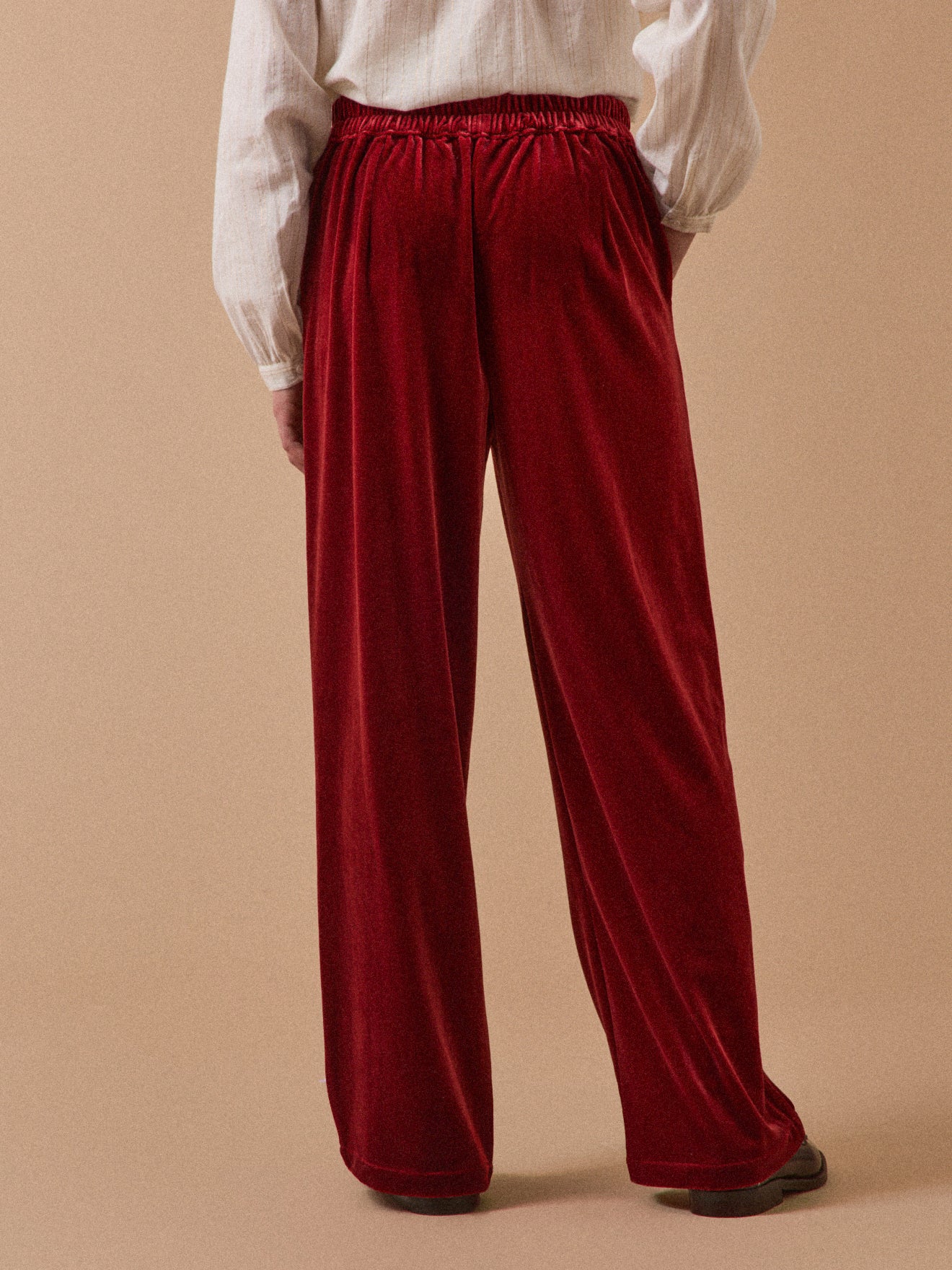 Pantalon en panne de velours Fill