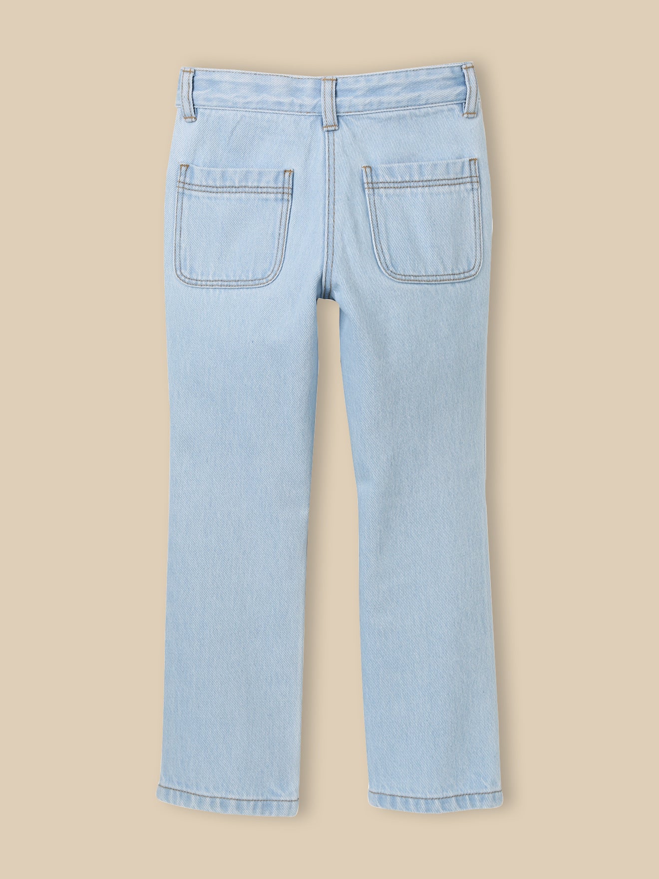 Pantalon flare Fille en denim